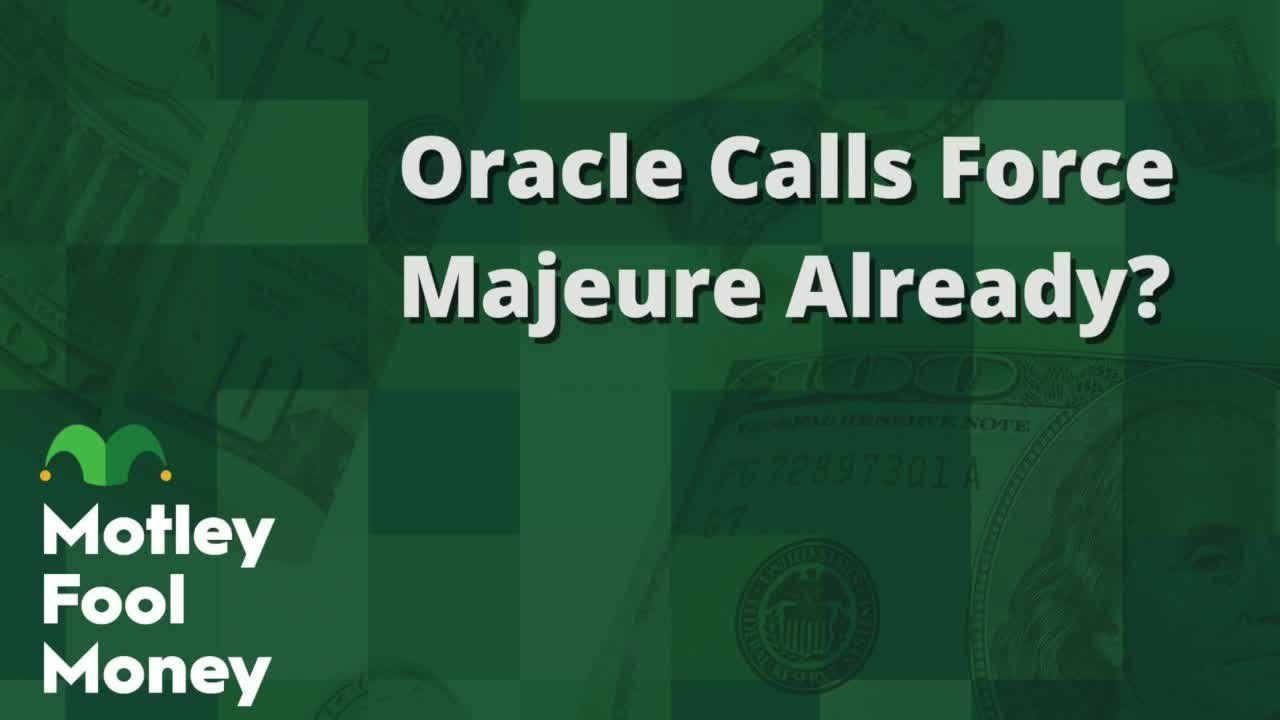 fool.com - Motley Fool Staff - Oracle Calls Force Majeure Already?